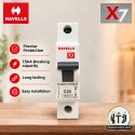 Havells [X7] 20A SP MCB | White | [DHMYCSPM020]