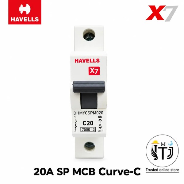 Havells [X7] 20A SP MCB | White | [DHMYCSPM020]