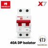 Havells X7 40A DP Isolator | White | DHMYIDPX040
