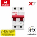 Havells X7 63A DP Isolator | White | DHMYIDPX063 Havells X7 63A DP Isolator | White | DHMYIDPX063