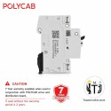 Polycab B-32A SP MCB 10kA Polycab B-32A SP MCB 10kA