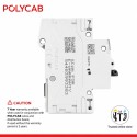Polycab 32 Amp DP MCB, 10KA Polycab 32 Amp DP MCB, 10KA