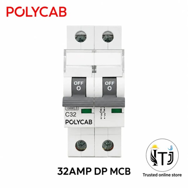 Polycab 32 Amp DP MCB, 10KA