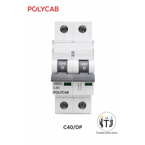 Polycab 40 Amp DP MCB, 10kA