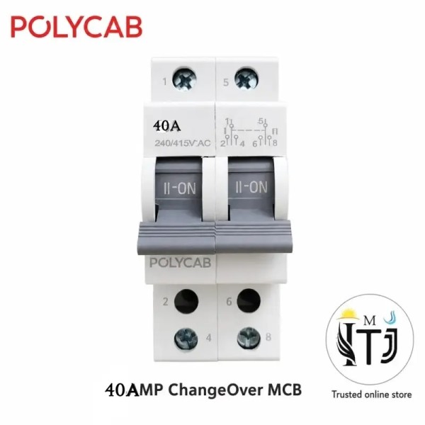 Polycab 40 Amp DP MCB Changeover