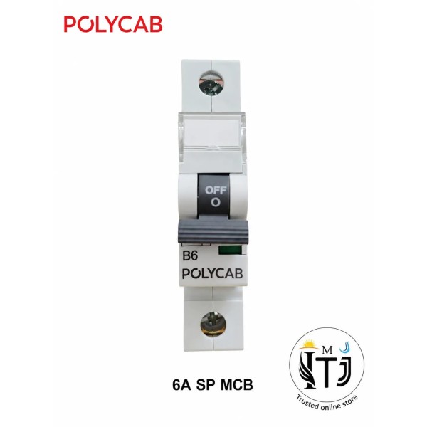 Polycab 6A SP MCB 10kA