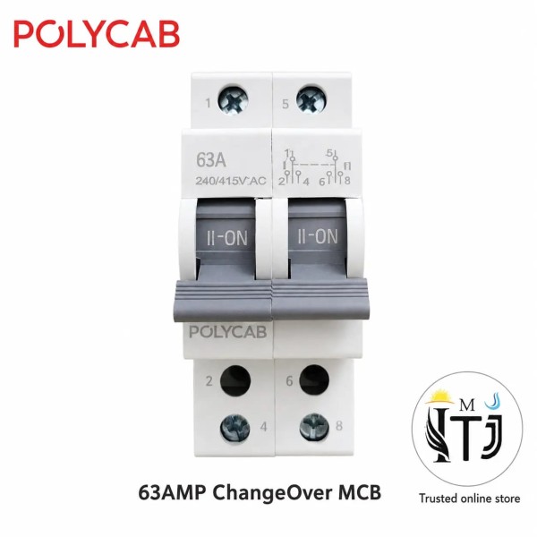 Polycab 63 AMP DP MCB Changeover