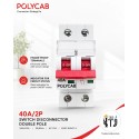 Polycab 40 Amp MCB Isolator Polycab 40 Amp MCB Isolator