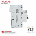 Polycab 40 Amp DP MCB, 10kA Polycab 40 Amp DP MCB, 10kA