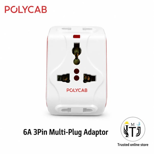 Polycab 6A 3 PIN Multi-Plug