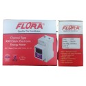 Flora 5-40A 1 Phase, Channel type Electronic Submeter | Electric Sub Meter 