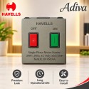 Havells Adiva 32A Motor Starter 2M | Grey Havells Adiva 32A Motor Starter 2M | Grey