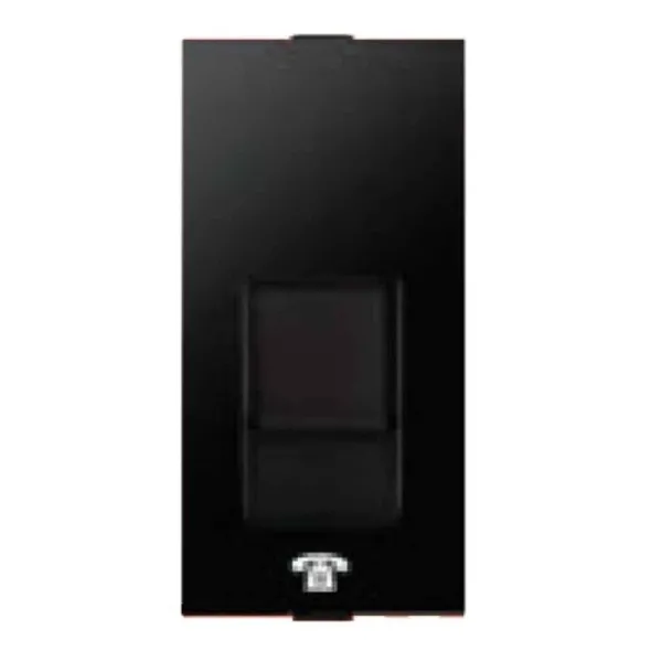 Anchor Ziva RJ11, Tel Jack with Shutter, 1 Module (68610B)