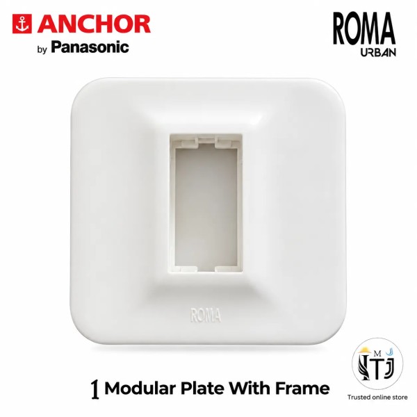 Anchor Roma Urban 1 Module Plate (66801WH)