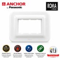 Anchor Roma Urban 3 Module Plate (66803WH) Anchor Roma Urban 3 Module Plate (66803WH)