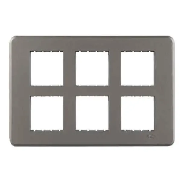Havell's Reo Elegant  - 12M cover plate- Graphite grey, AHRPLCGV12