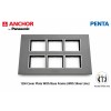 Anchor Penta 12 Module Plate (65812B) | Black with Chrome Collar