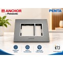 Anchor Penta 3 Module Plate (65803B) | Black with Chrome Collar Anchor Penta 3 Module Plate (65803B) | Black with Chrome Collar