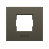 Anchor Penta 2-Module Plate  (65902B) |Black Cover Plate with Base Frame 