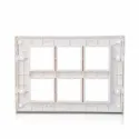 Anchor Penta 12 Module Plate (65812) |  White with Chrome Collar