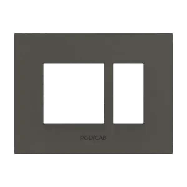 Polycab Etira - 1 Module Cover Plate - Mag. Grey