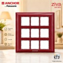 Anchor Ziva18 Module Plate (68918CR) - Cherry Red Anchor Ziva18 Module Plate (68918CR) - Cherry Red