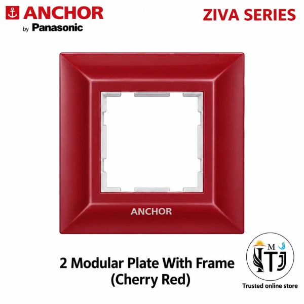Anchor Ziva 2 Module Plate (68902CR) - Cherry Red