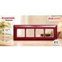 Anchor Ziva 8 Module Plate (68908CR) - Cherry Red Anchor Ziva 8 Module Plate (68908CR) - Cherry Red