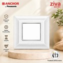 Anchor Ziva 2 Module Plate (68902C) - Chrome Collar White