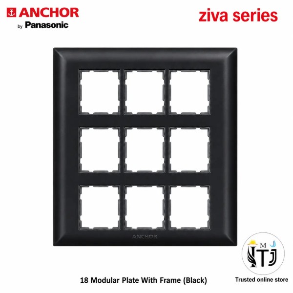 Anchor Ziva18 Module Plate (68918B) - Black