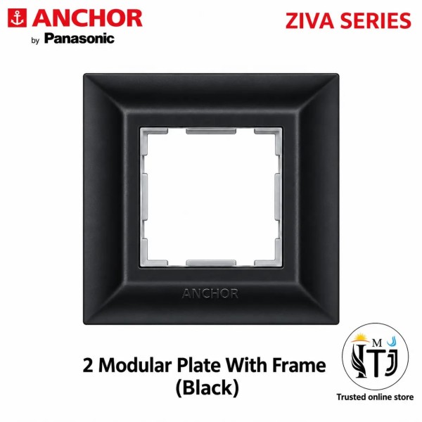 Anchor Ziva 2 Module Plate (68902B) - Black