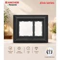 Anchor Ziva 3 Module Plate (68903B) - Black