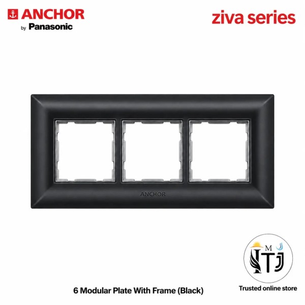 Anchor Ziva6 Module Plate (68906B) - Black