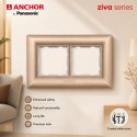 Anchor Ziva 4 Module Plate (68904BR) - Brass