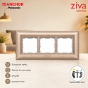 Anchor Ziva6 Module Plate (68906BR) - Brass Anchor Ziva6 Module Plate (68906BR) - Brass