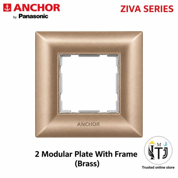 Anchor Ziva 2 Module Plate (68902BR) - Brass