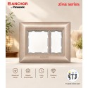 Anchor Ziva 3 Module Plate (68903BR) - Brass Anchor Ziva 3 Module Plate (68903BR) - Brass