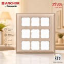 Anchor Ziva18 Module Plate (68918BR) - Brass Anchor Ziva18 Module Plate (68918BR) - Brass