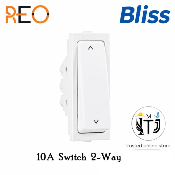 Havells Reo Bliss 10A 2 Way Switch 1M AHBSXXW102