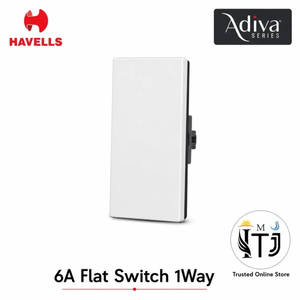 Havells Adiva 6A 1-WAY Switch Flat