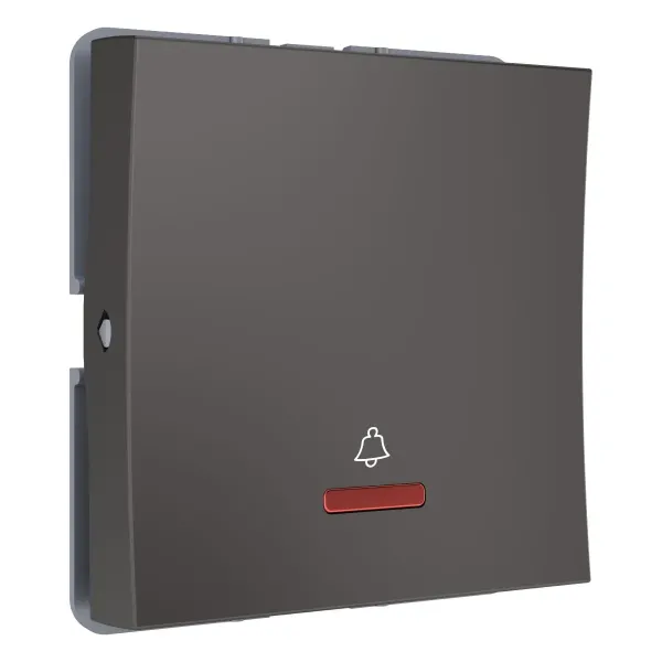 Havells Reo Elegant, 6 A Mega Bell Switch With Indicator , Graphite Grey, 2M -  AHRMBIG061