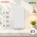 Polycab Etira Blank Plate | White