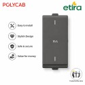 Polycab Etira 16A Switch, 2-way - Mag. Grey