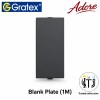 Gratex Adore Blank Plate 1M| Grey