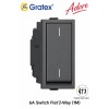 Gratex Adore 6A Flat 2 Way Switch 1M |Grey