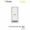Gratex TRIO 16A Modular Switch - 1 way, 1M Switch
