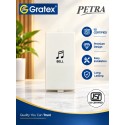 Gratex Petra 6A Bell Push 1M| White