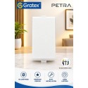 Gratex Petra 6A 1 Way Switch 1M| White