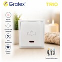 Gratex TRIO 6A 2M Bell Push with Indicator Gratex TRIO 6A 2M Bell Push with Indicator