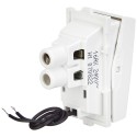 Anchor Penta 16Amp Modular Switch with Indicator, 1M, White 65077 Anchor Penta 16Amp Modular Switch with Indicator, 1M, White 65077